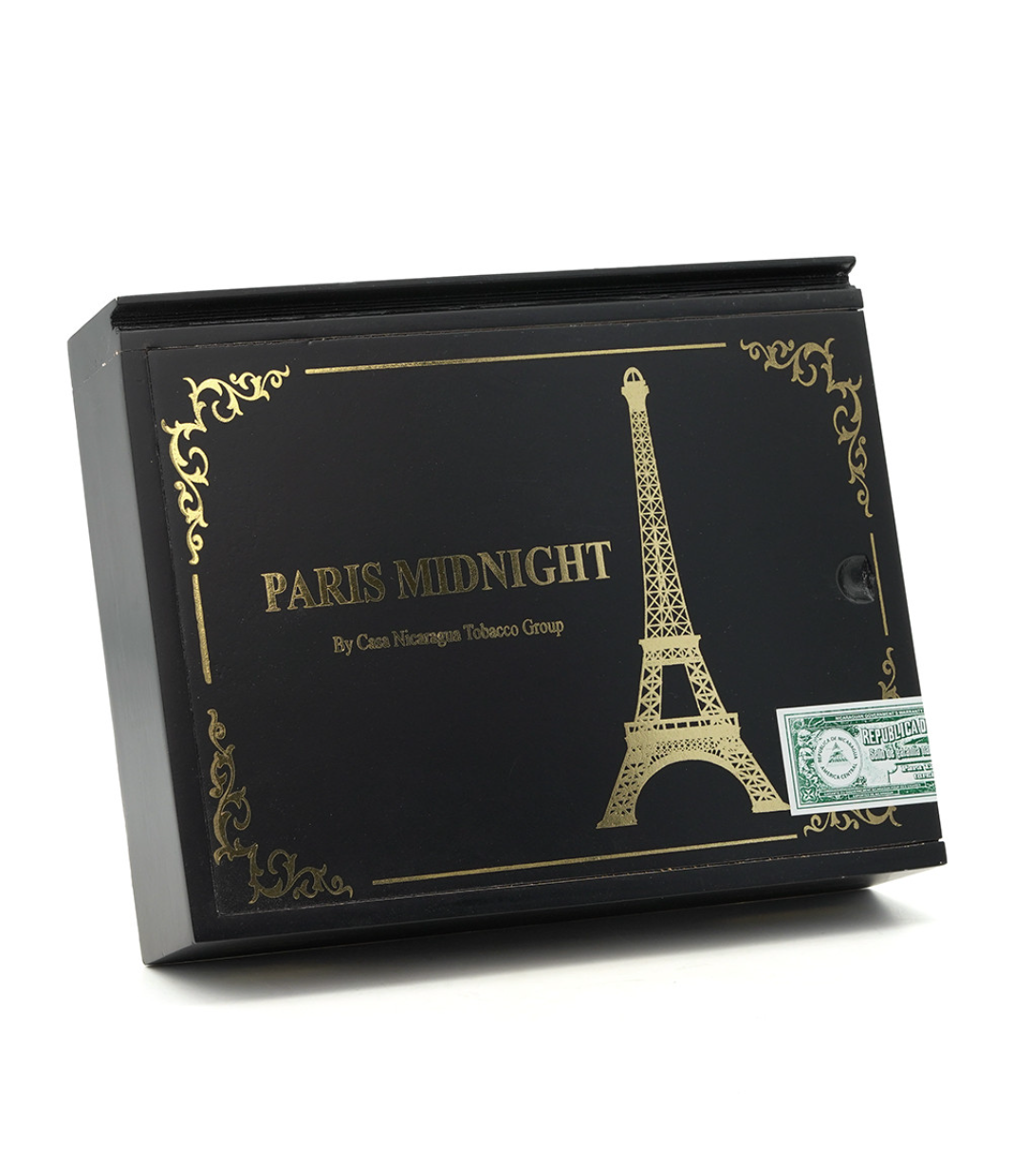 Casa Nicaragua Paris Midnight Toro Cigar Box View 3 from AuCigars, premium Cuban cigar