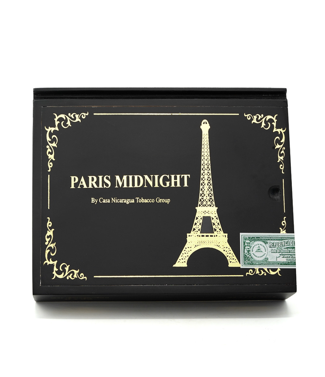 Casa Nicaragua Paris Midnight Torpedo Cigar Box View 4 from AuCigars, premium Cuban cigar