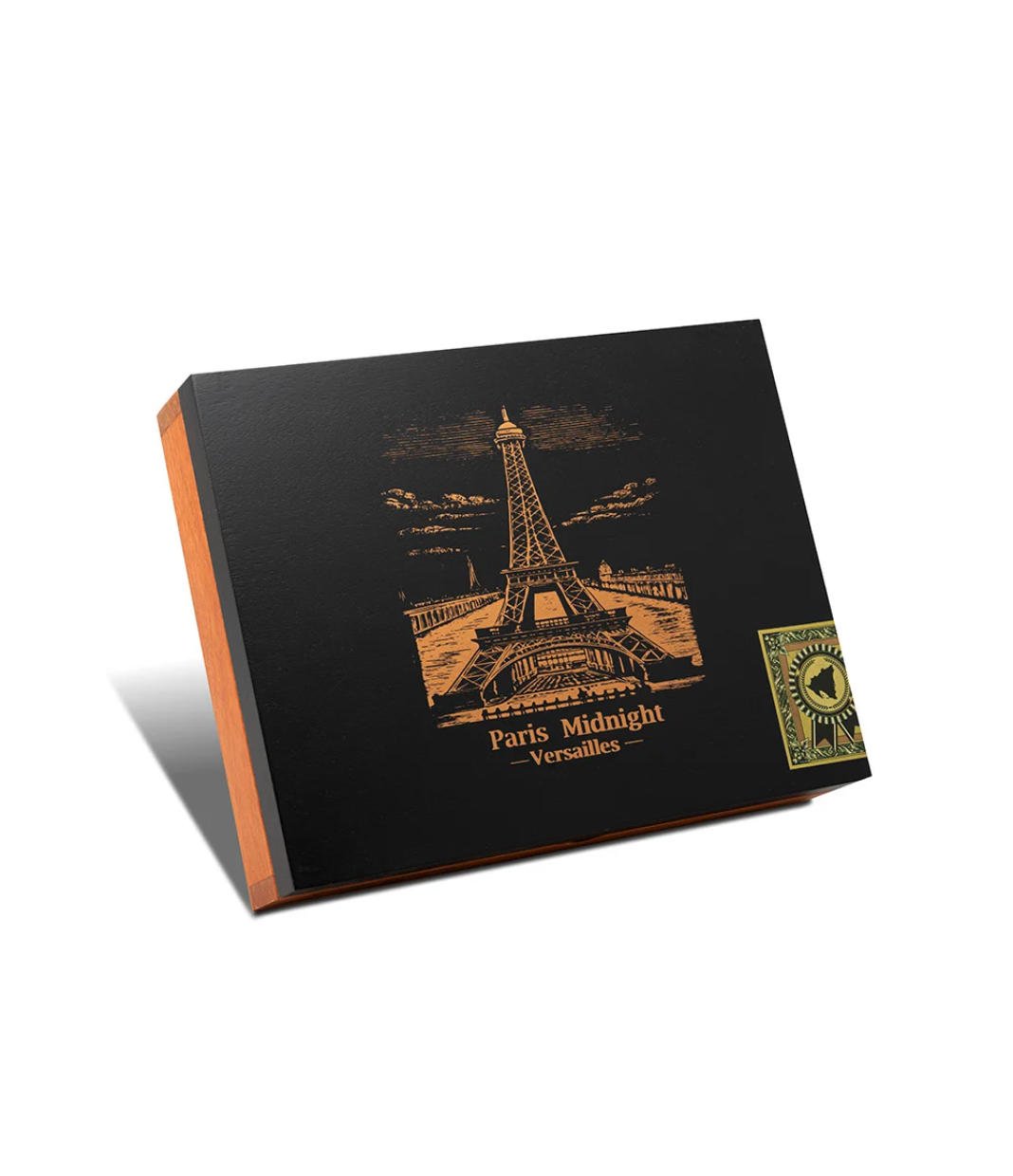 Casa Nicaragua Paris Midnight Versailles Double Robusto Cigar Box View 3 from AuCigars, premium Cuban cigar