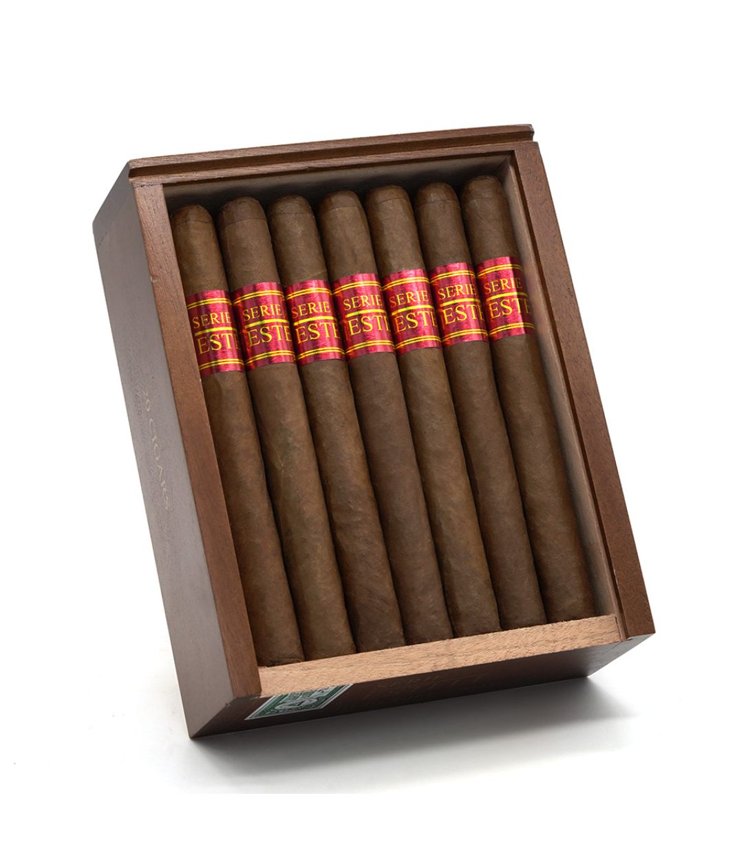 Casa Nicaragua Serie Esteli Churchill Cigar Box of 20 close-up from AuCigars, premium Cuban cigar