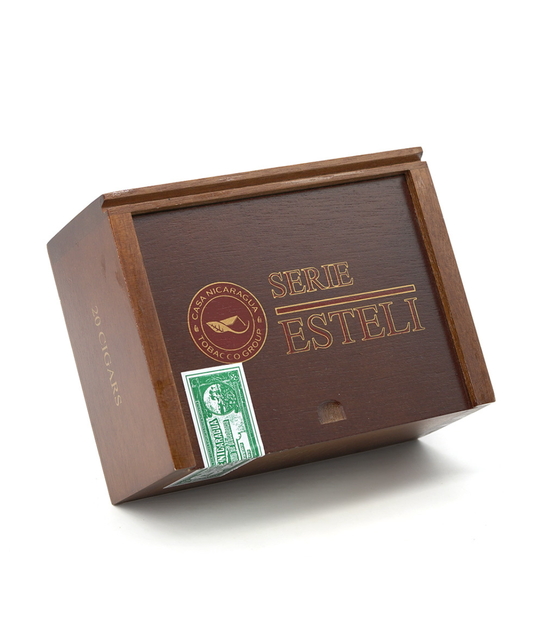 Casa Nicaragua Serie Esteli Petit Toro Cigar Box View 3 from AuCigars, premium Cuban cigar