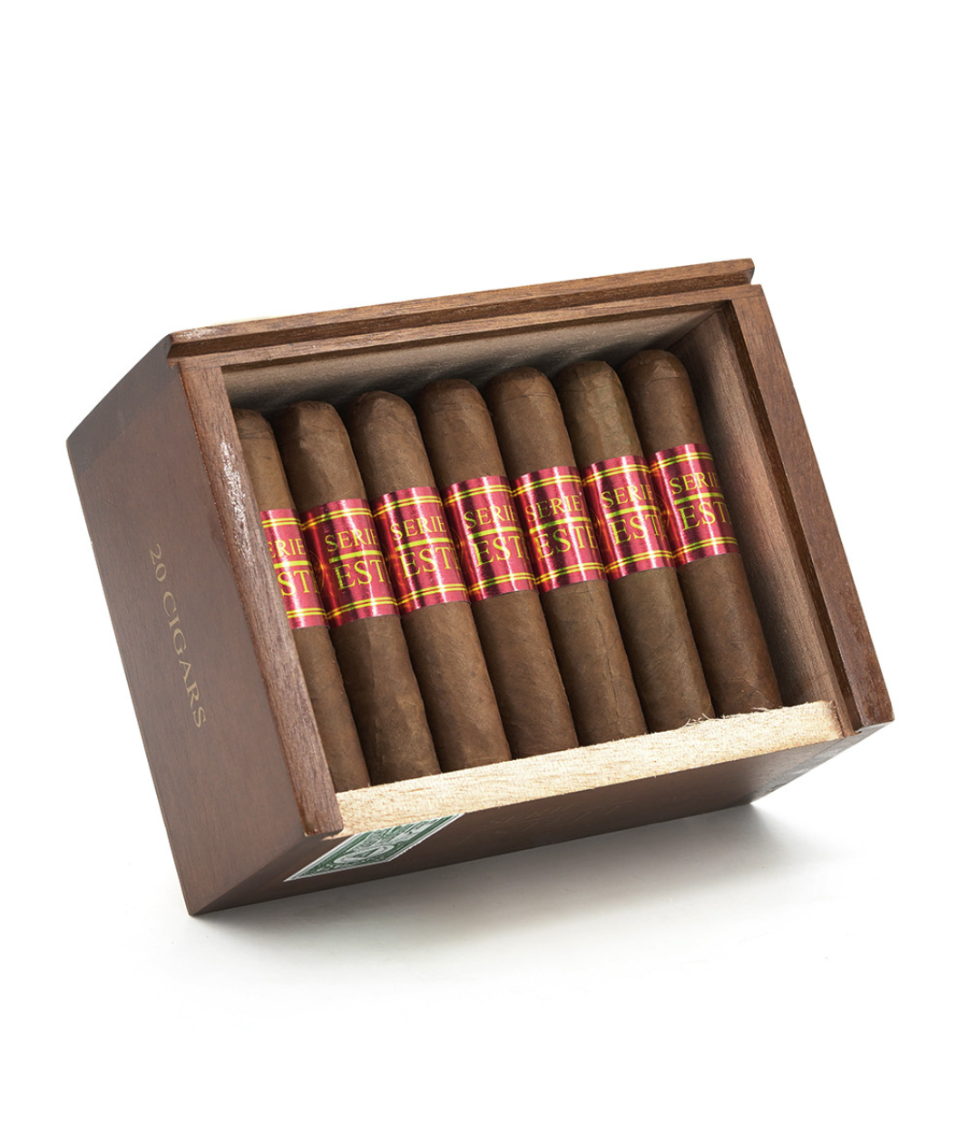 Casa Nicaragua Serie Esteli Petit Toro Cigar Box of 20 close-up from AuCigars, premium Cuban cigar