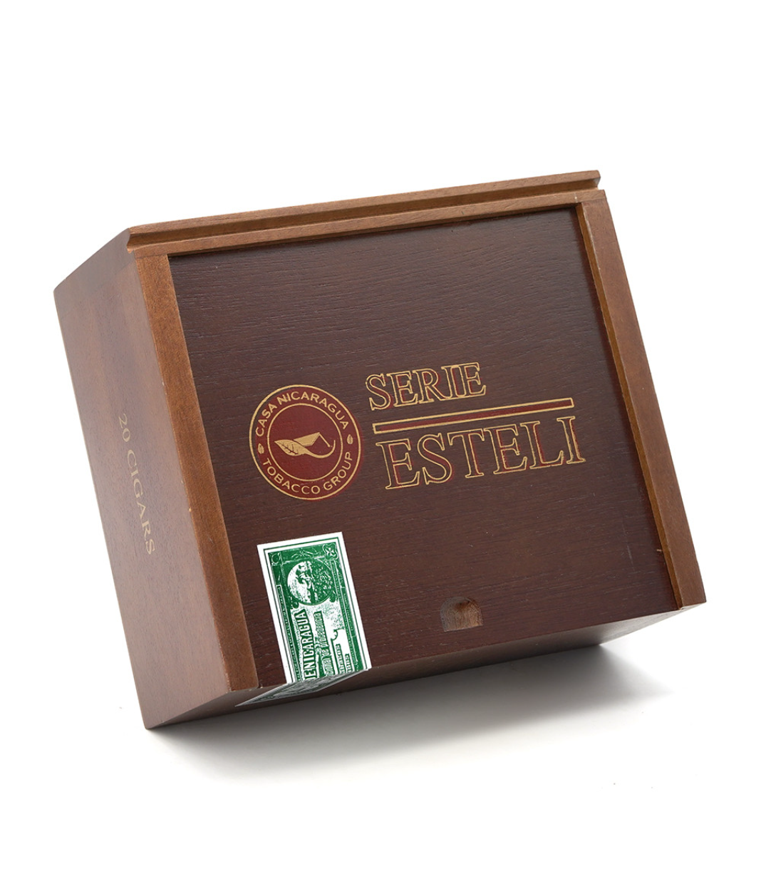Casa Nicaragua Serie Esteli Robusto Extra Cigar Box View 3 from AuCigars, premium Cuban cigar