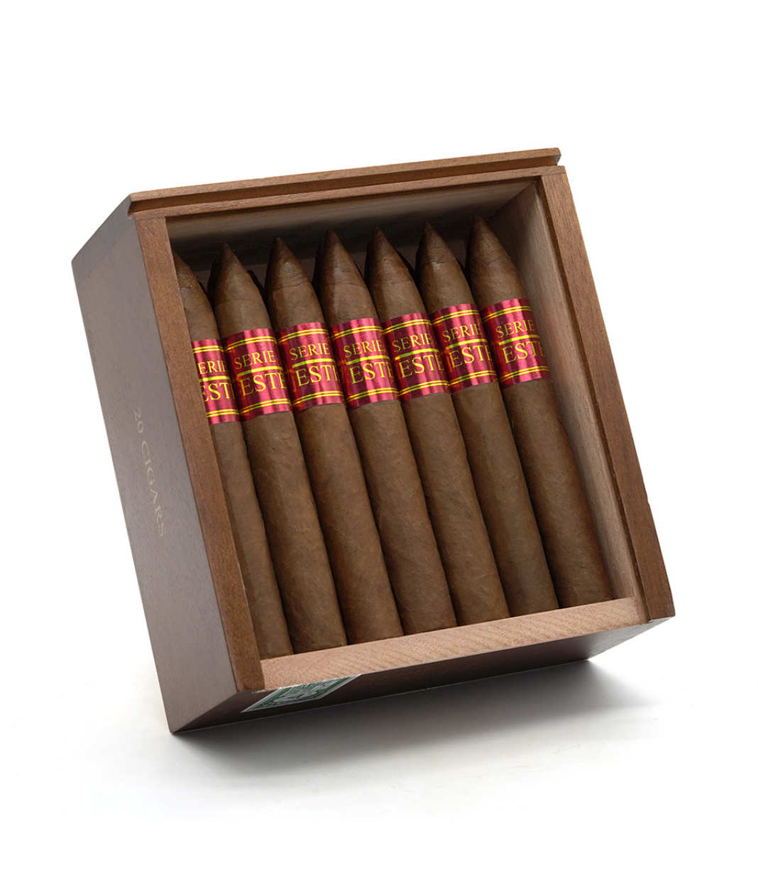 Casa Nicaragua Serie Esteli Torpedo Cigar Box of 20 close-up from AuCigars, premium Cuban cigar