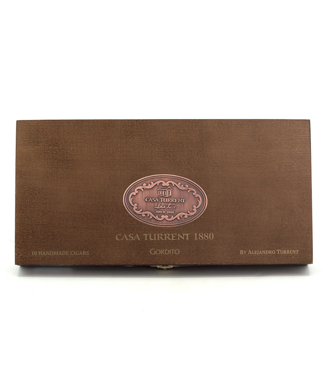 Casa Turrent 1880 Doble Claro Gordito 460 Cigar Box View 4 from AuCigars, premium Cuban cigar