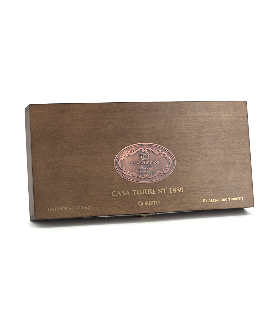 Casa Turrent 1880 Doble Maduro Gordito 460 Cigar Box View 3 from AuCigars, premium Cuban cigar