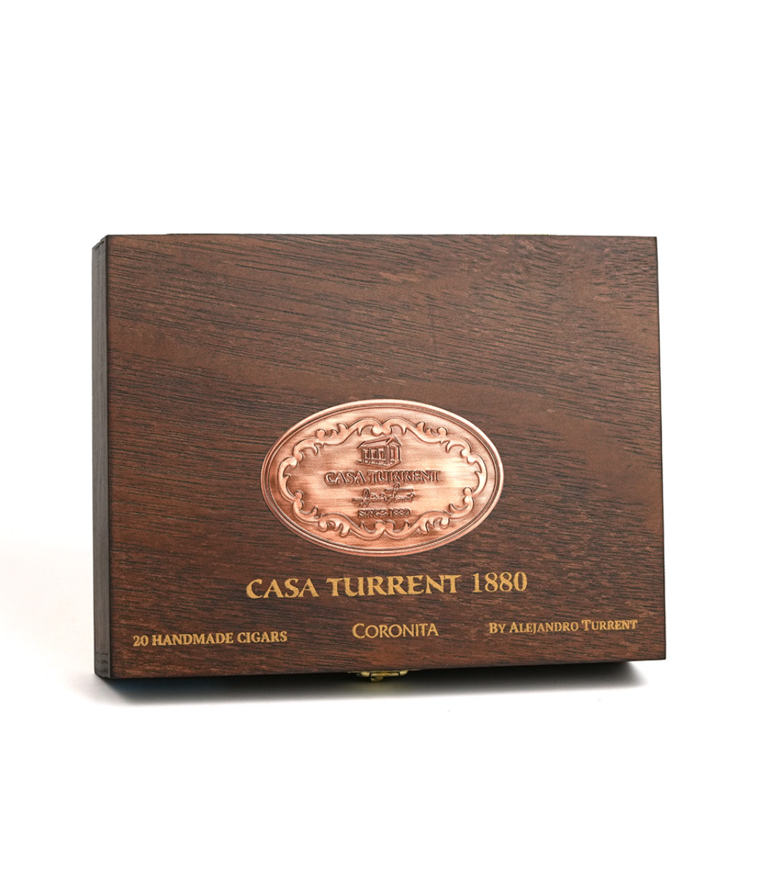 Casa Turrent 1880 Claro Coronita Cigar Box View 3 from AuCigars, premium Cuban cigar