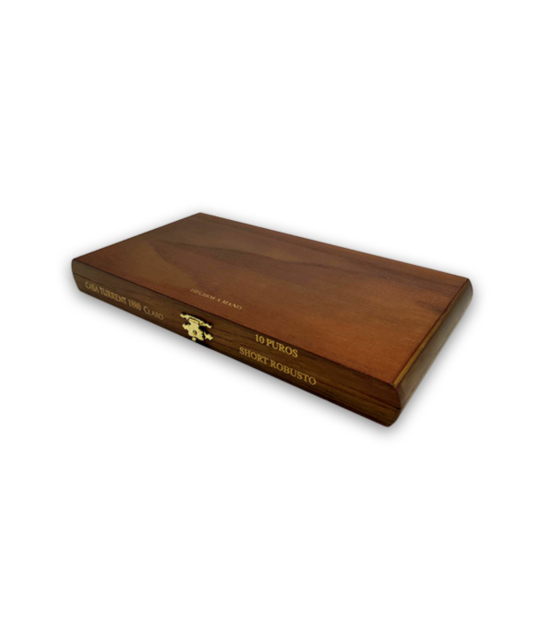 Casa Turrent 1880 Claro Short Robusto Cigar Box View 2 from AuCigars, premium Cuban cigar