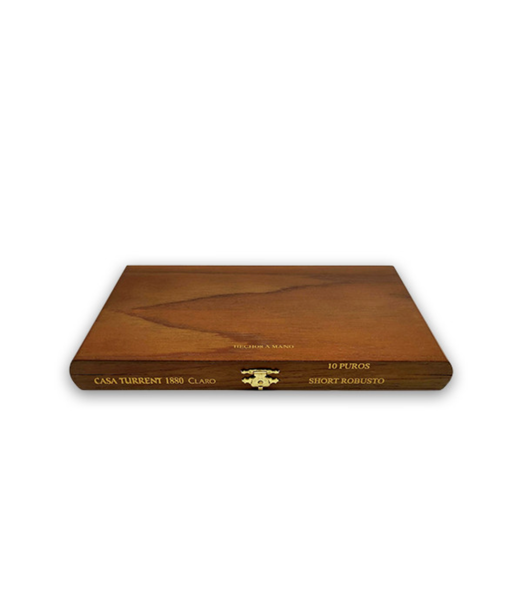 Casa Turrent 1880 Claro Short Robusto Cigar Box View 3 from AuCigars, premium Cuban cigar