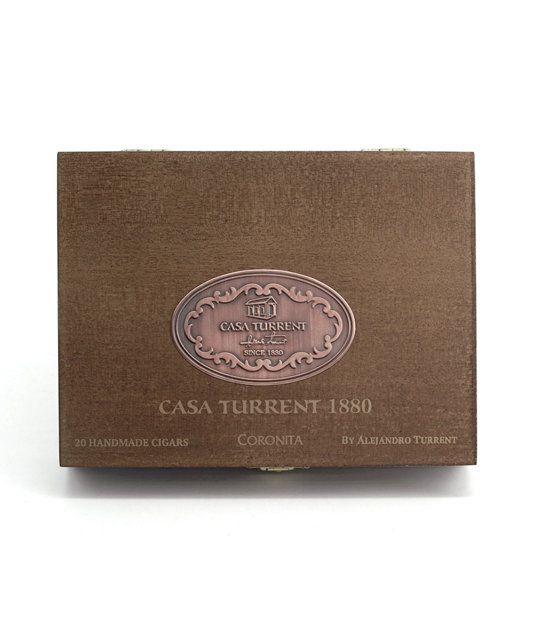 Casa Turrent 1880 Doble Maduro Coronita Cigar Box View 4 from AuCigars, premium Cuban cigar