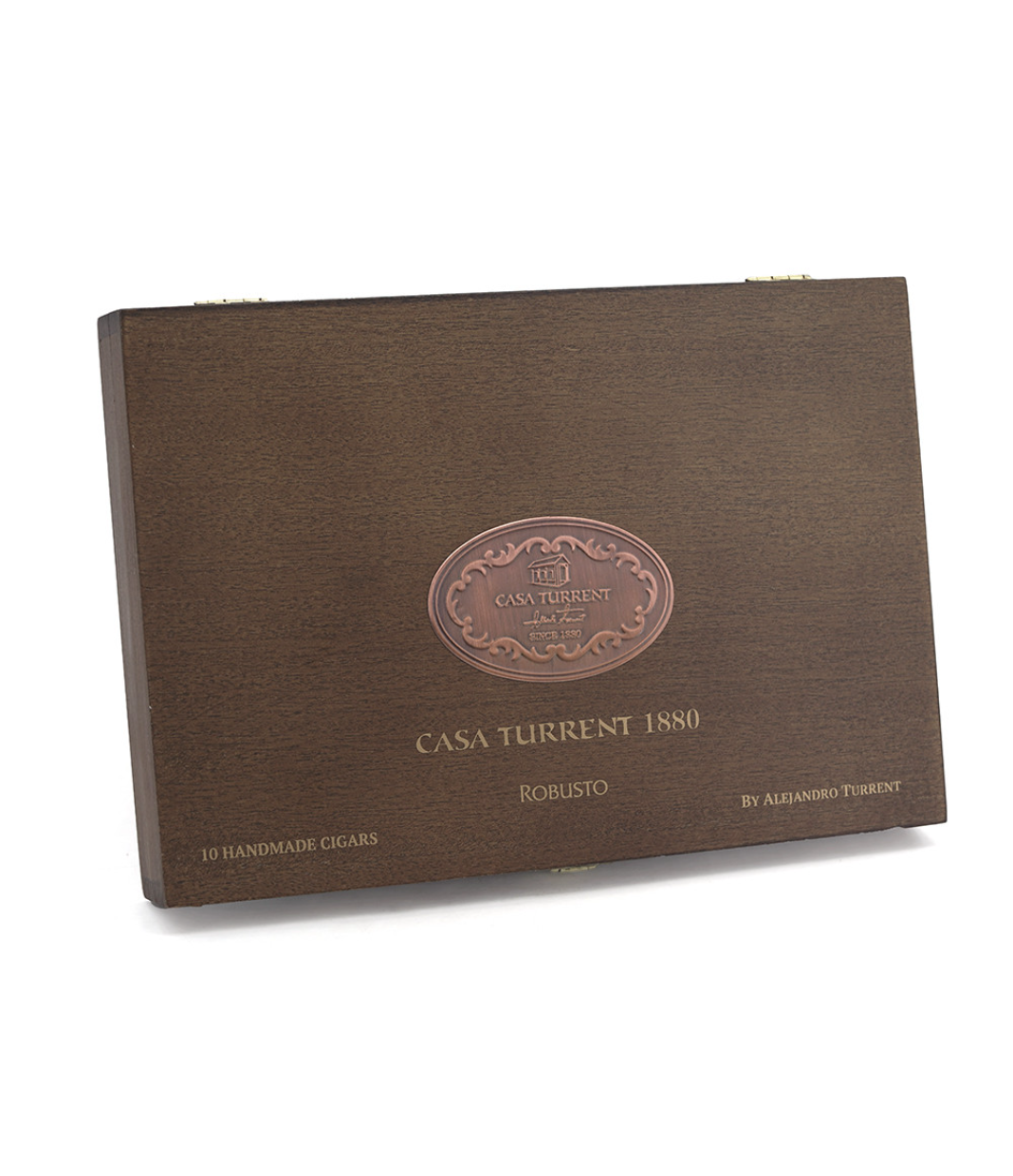 Casa Turrent 1880 Doble Maduro Robusto Cigar Box View 3 from AuCigars, premium Cuban cigar