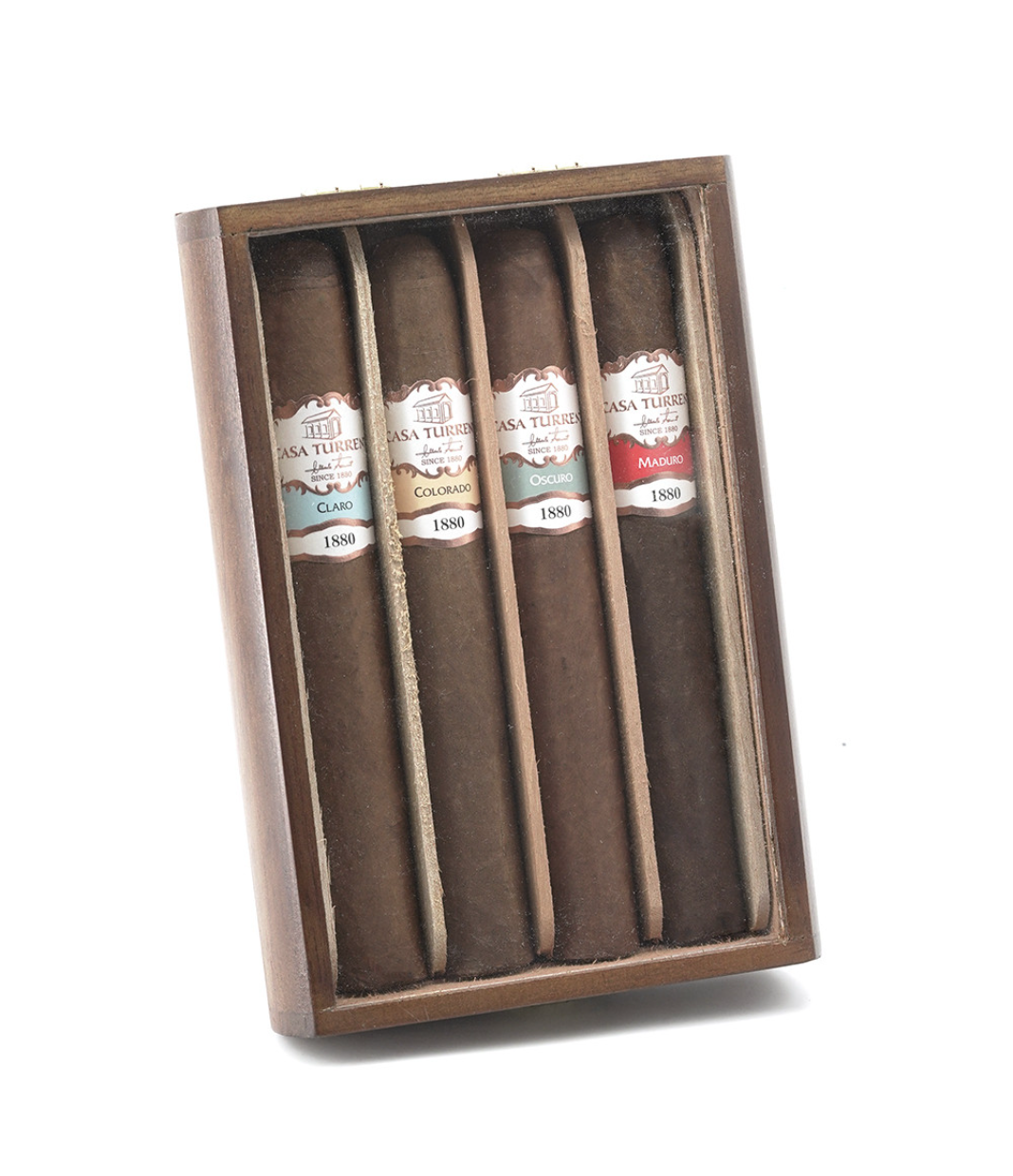 Casa Turrent 1880 Doble Robusto Gift Pack Cigar Box View 2 from AuCigars, premium Cuban cigar