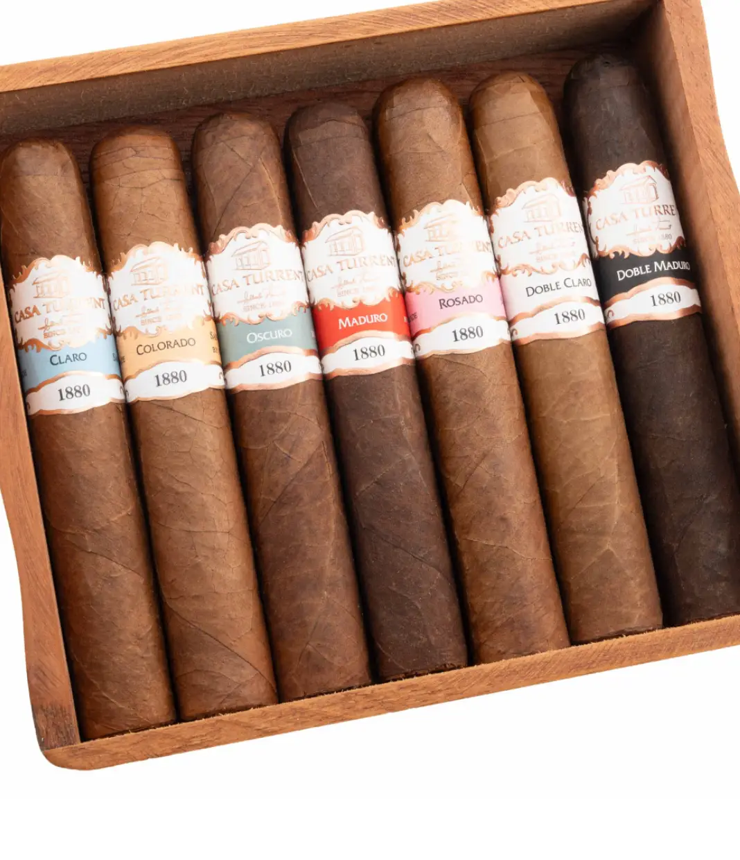 Casa Turrent 1880 Gift Box Mix Robusto Cigar Box View 2 from AuCigars, premium Cuban cigar