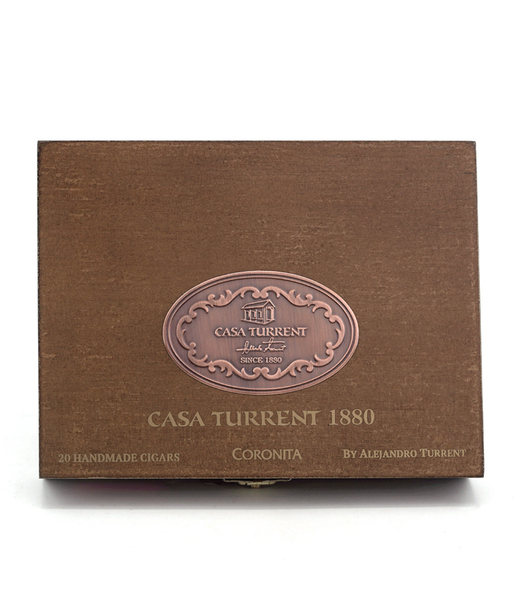 Casa Turrent 1880 Rosado Coronita Cigar Box View 4 from AuCigars, premium Cuban cigar