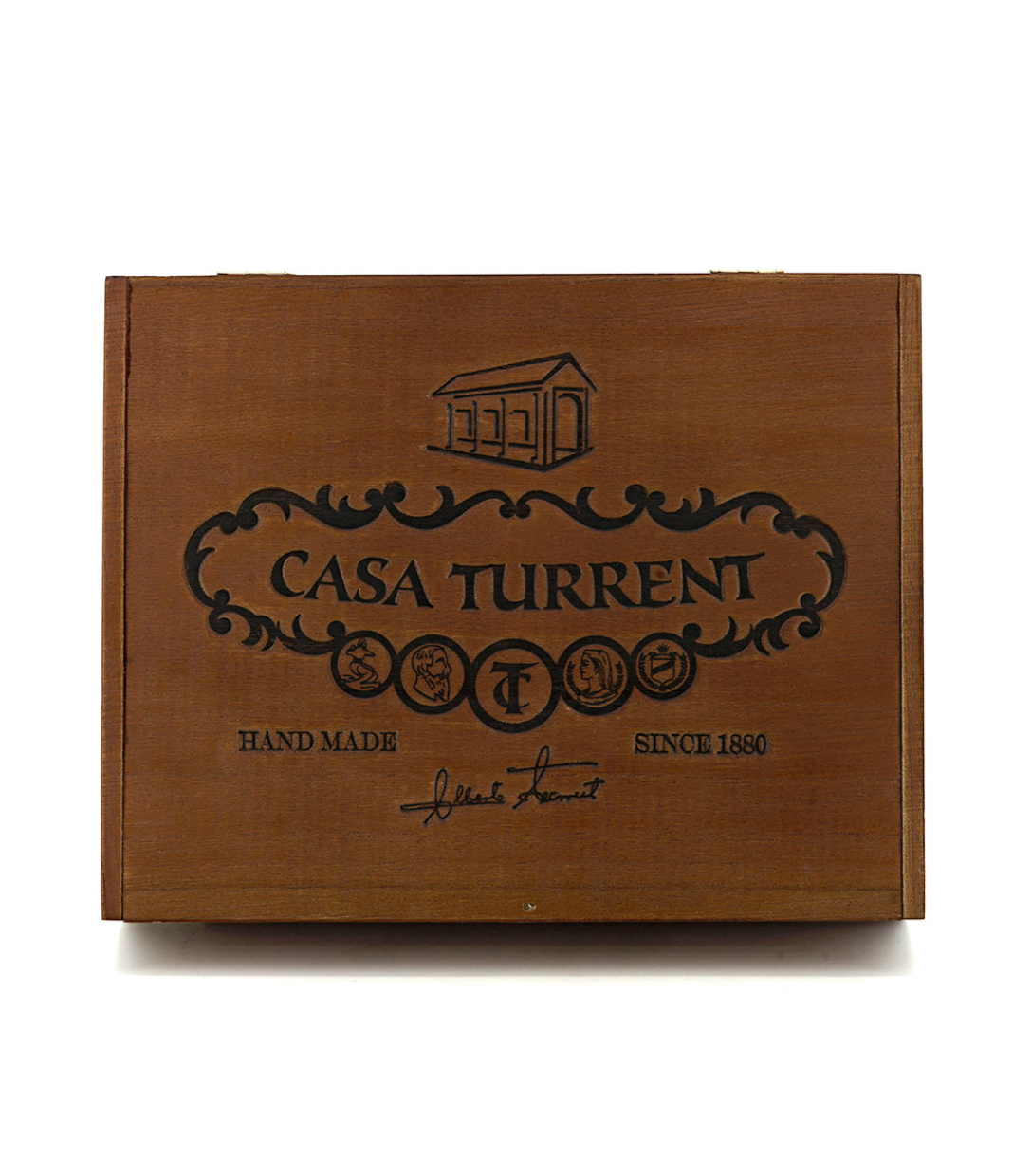 Casa Turrent 1901 Gran Robusto Cigar Box View 4 from AuCigars, premium Cuban cigar