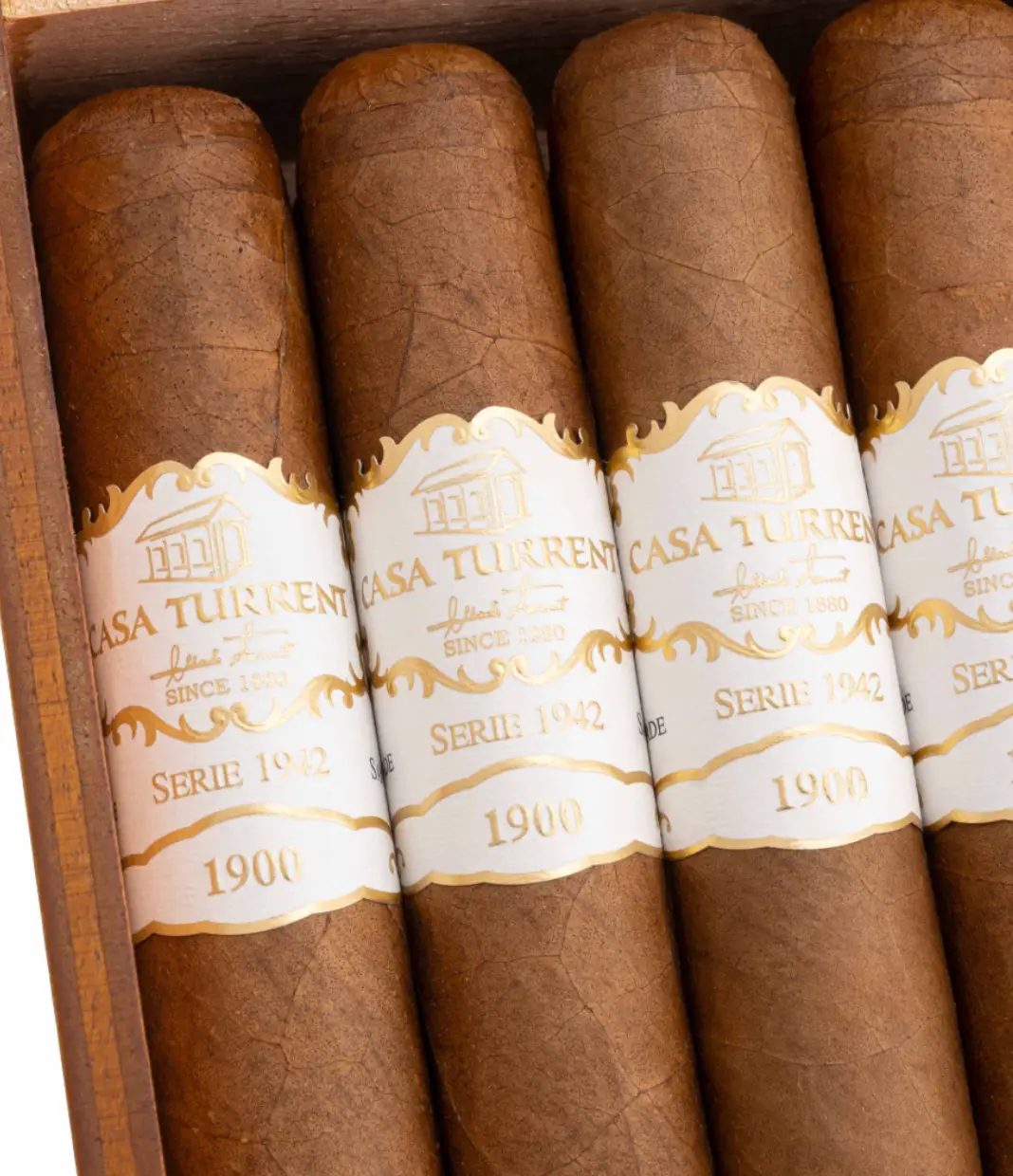 Casa Turrent Series 1942 Robusto Cigar Box View 4 from AuCigars, premium Cuban cigar