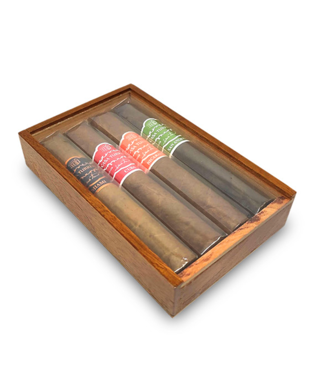 Casa Turrent Origins Robusto Mix Cigar Box View 2 from AuCigars, premium Cuban cigar