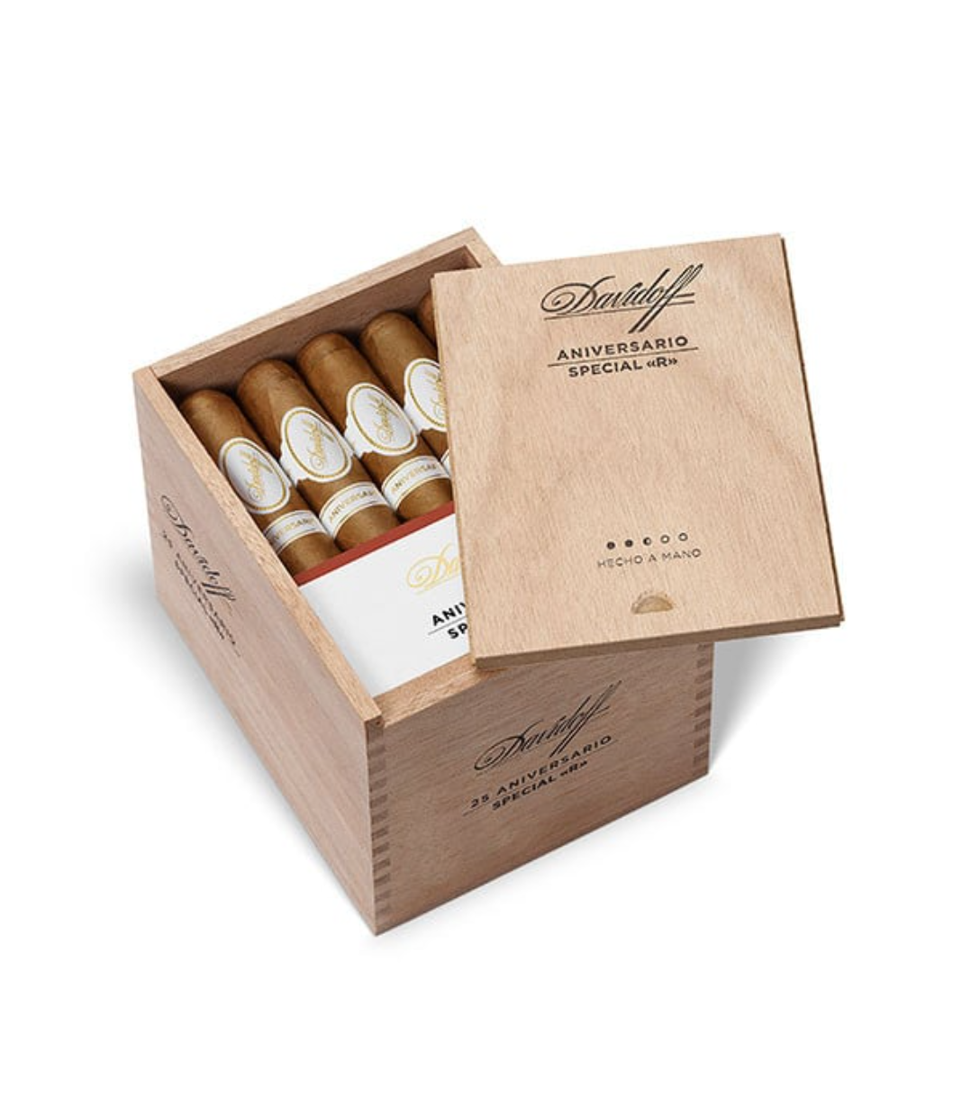 Davidoff Aniversario Special R Cigar Box of 4 close-up from AuCigars, premium Cuban cigar