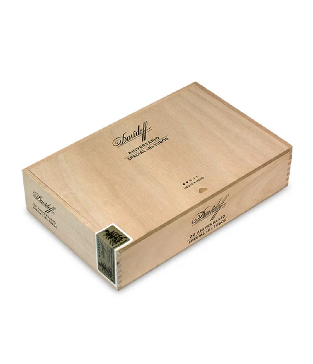 Davidoff Aniversario Special R Tubos Cigar Box View 2 from AuCigars, premium Cuban cigar