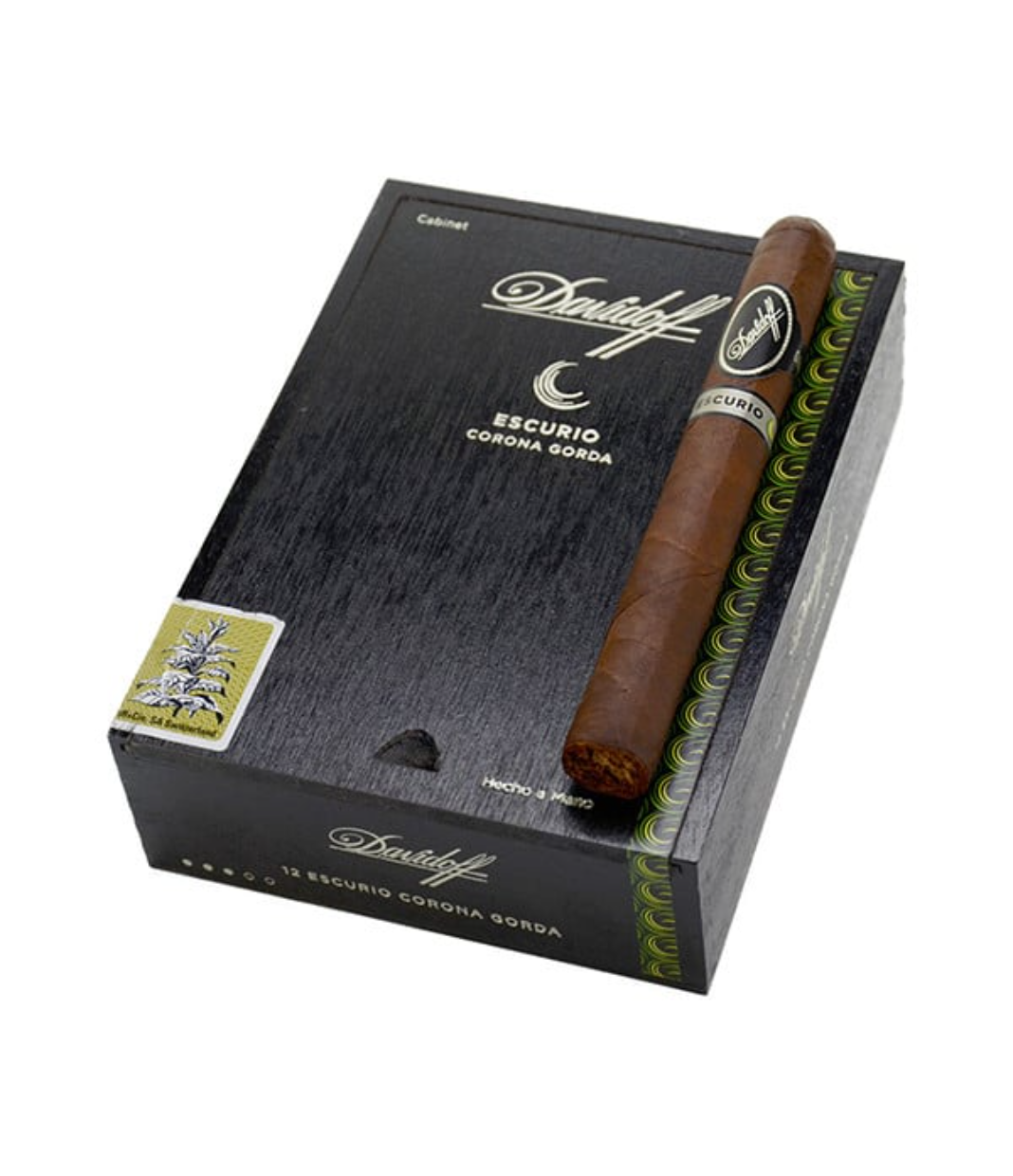 Davidoff Escurio Corona Gorda Cigar Box View 2 from AuCigars, premium Cuban cigar