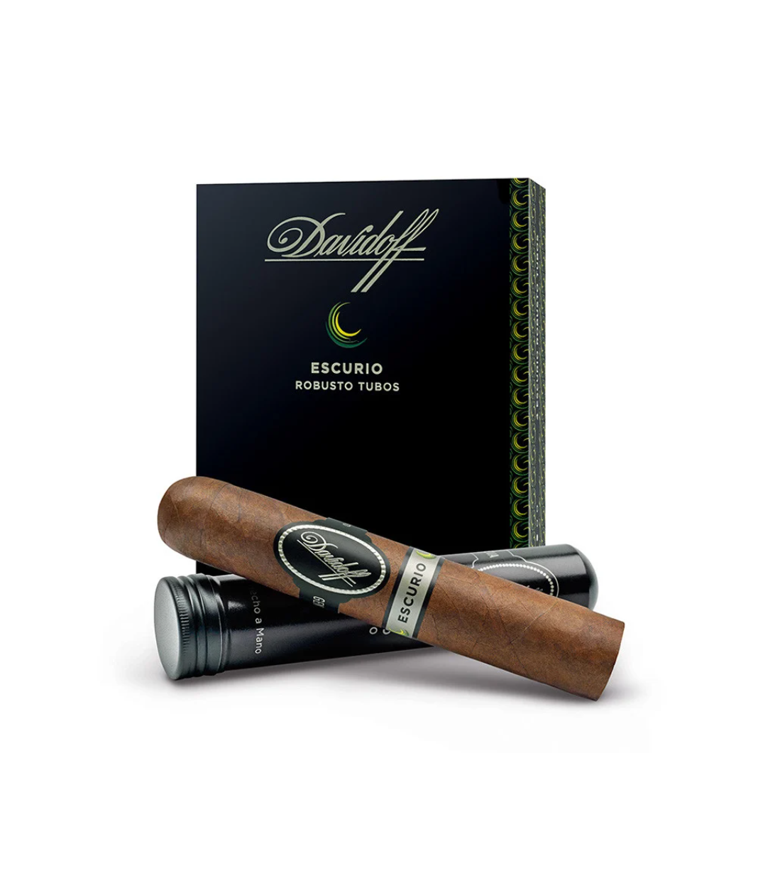 Davidoff Escurio Robusto Tubos Cigar Box View 3 from AuCigars, premium Cuban cigar