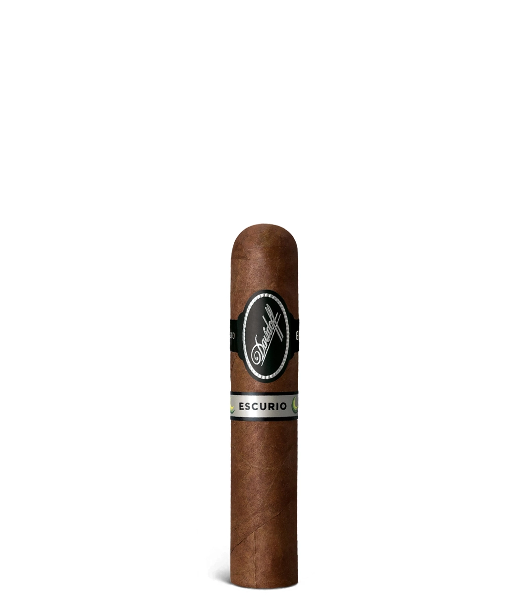 Davidoff Escurio Robusto Tubos Cigar close-up from AuCigars, premium Cuban cigar