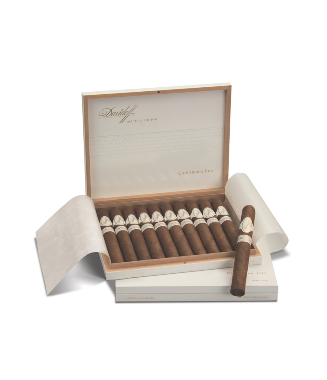 Davidoff Masters Edition Cigar Box of 10 close-up from AuCigars, premium Cuban cigar