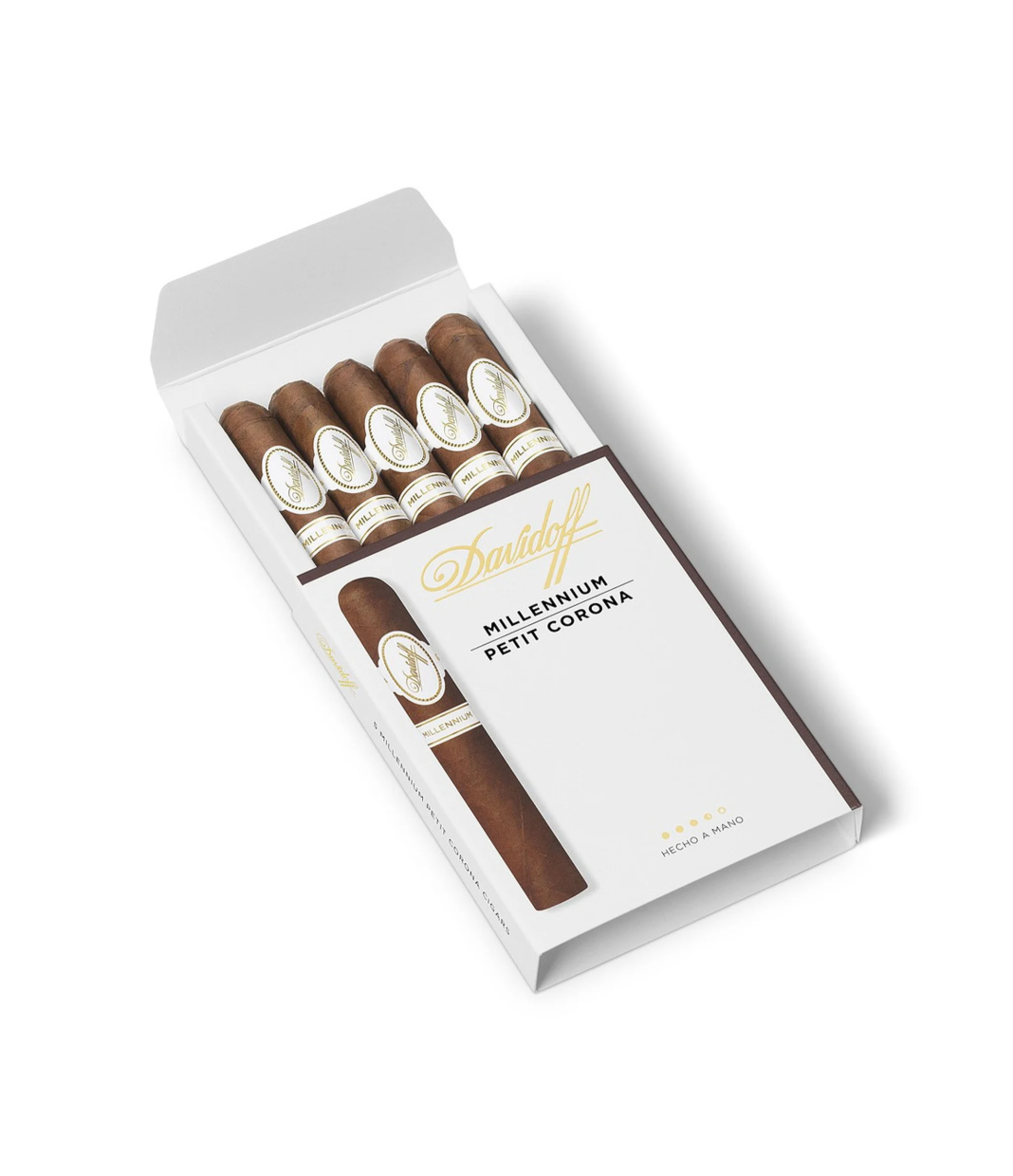 Davidoff Millennium Petit Corona Cigar Box View 2 from AuCigars, premium Cuban cigar