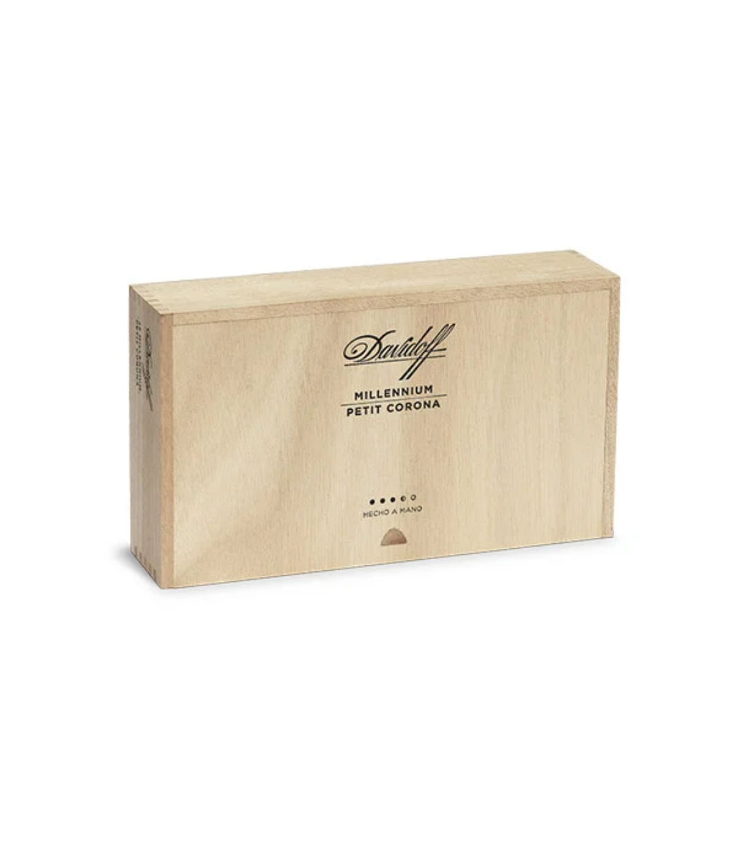 Davidoff Millennium Petit Corona Cigar Box View 2 from AuCigars, premium Cuban cigar
