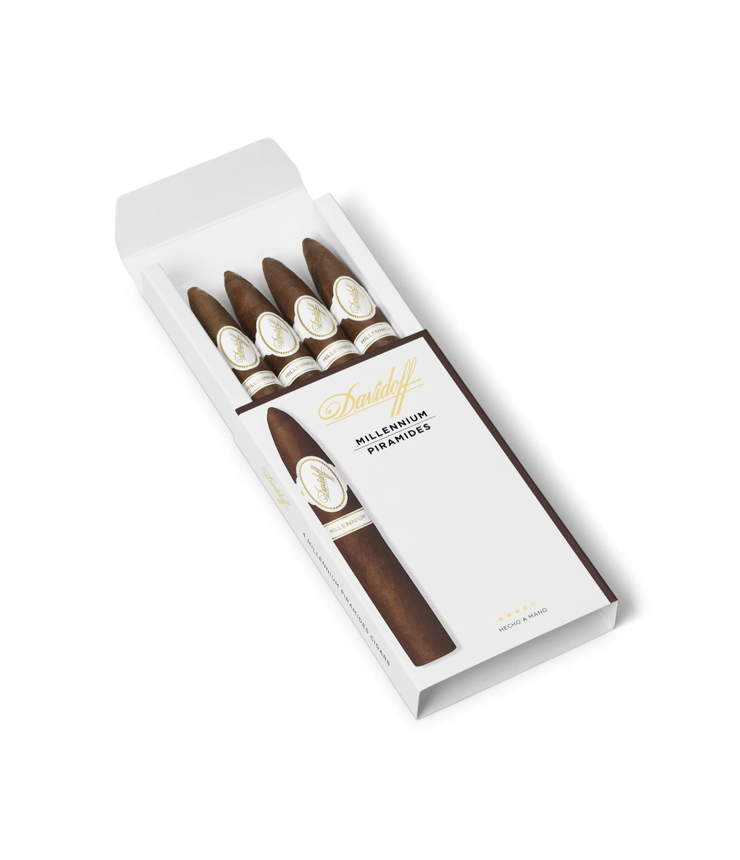 Davidoff Millennium Piramides Cigar Box View 2 from AuCigars, premium Cuban cigar