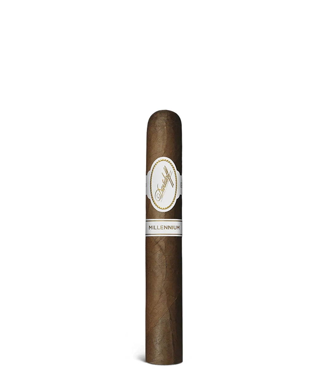 Davidoff Millennium Robusto Cigar close-up from AuCigars, premium Cuban cigar
