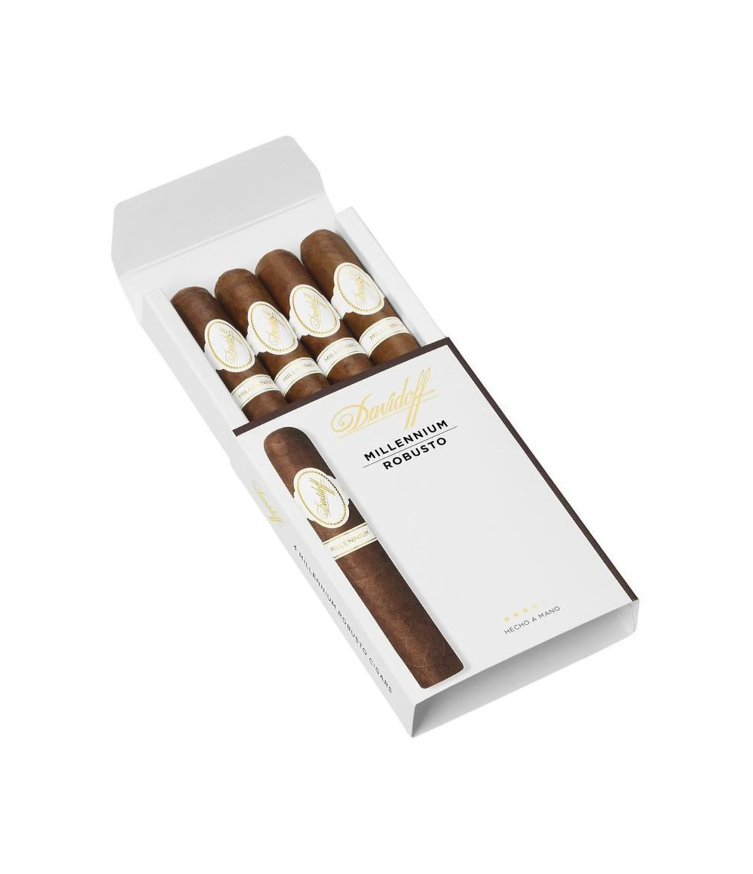 Davidoff Millennium Robusto Cigar Box View 2 from AuCigars, premium Cuban cigar