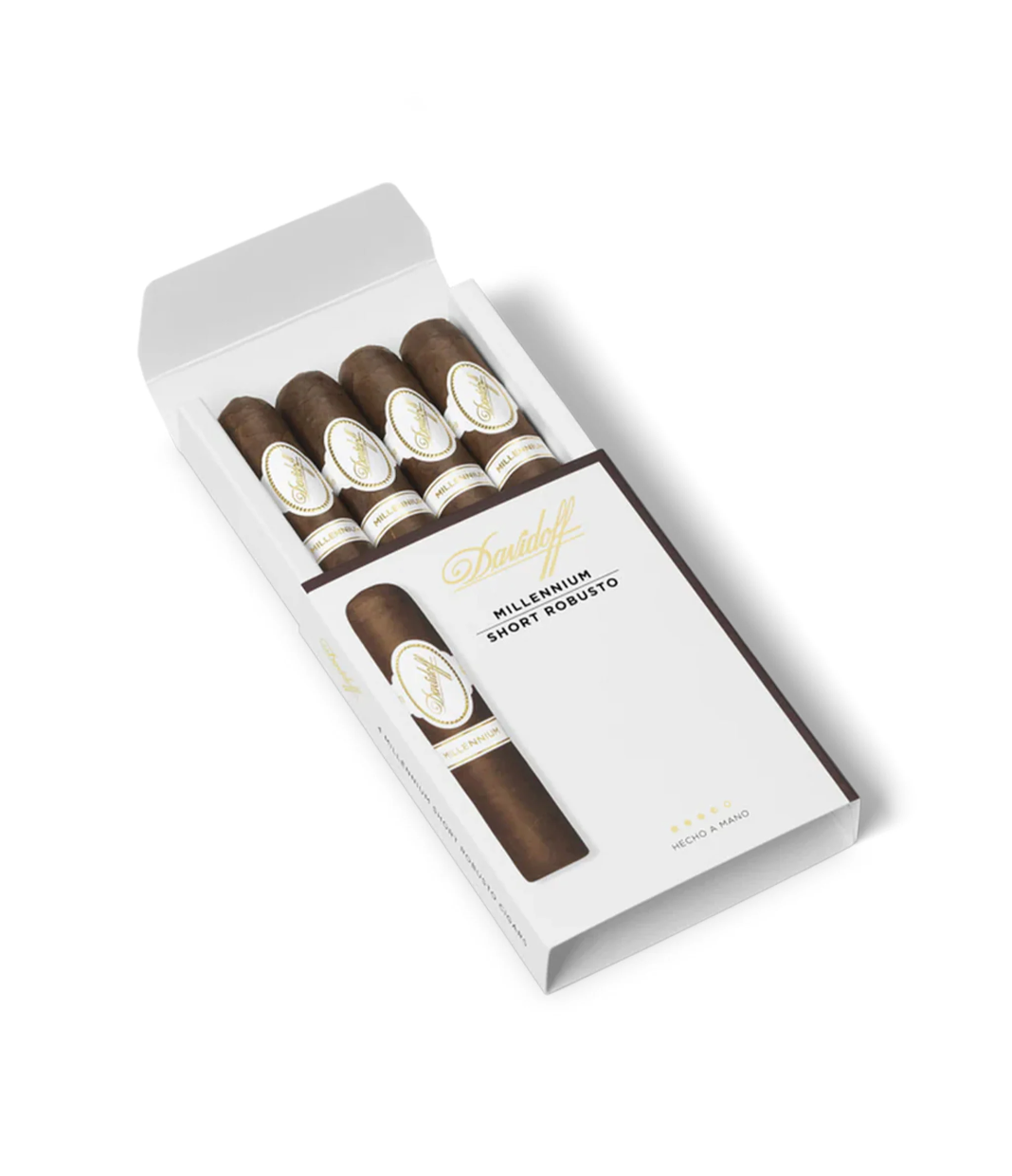 Davidoff Millennium Short Robusto Cigar Box View 2 from AuCigars, premium Cuban cigar