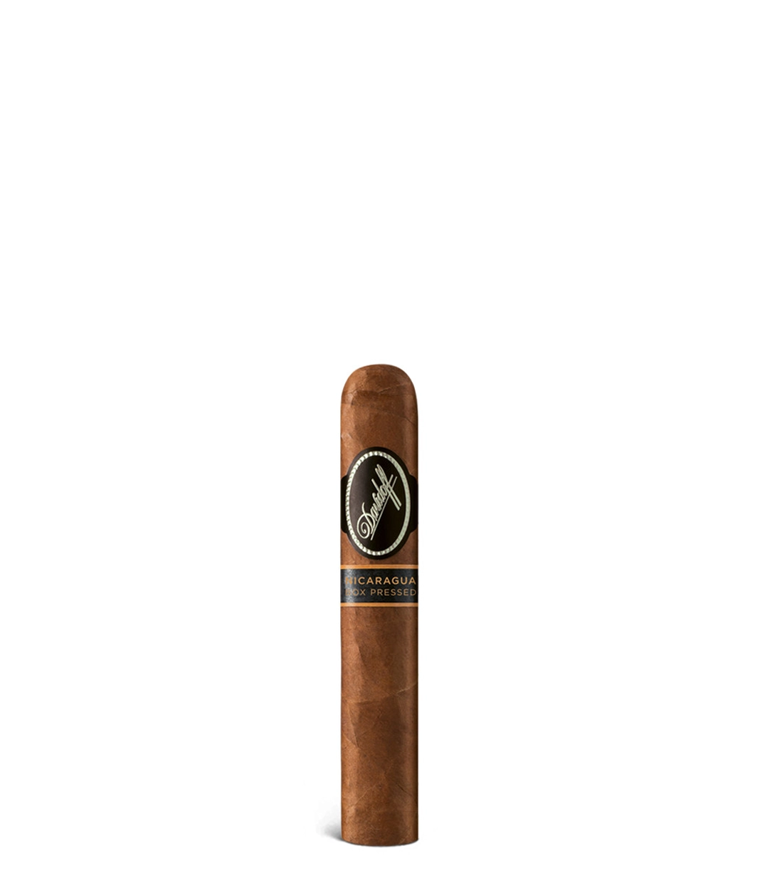 Davidoff Nicaragua Box Pressed Robusto Cigar close-up from AuCigars, premium Cuban cigar