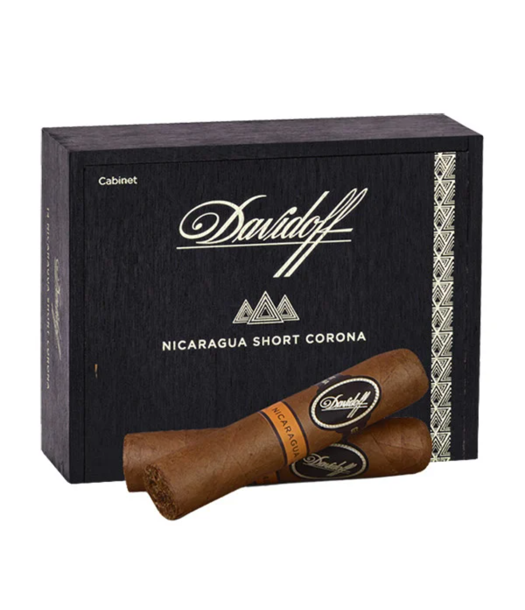 Davidoff Nicaragua Short Corona Cigar Box View 2 from AuCigars, premium Cuban cigar