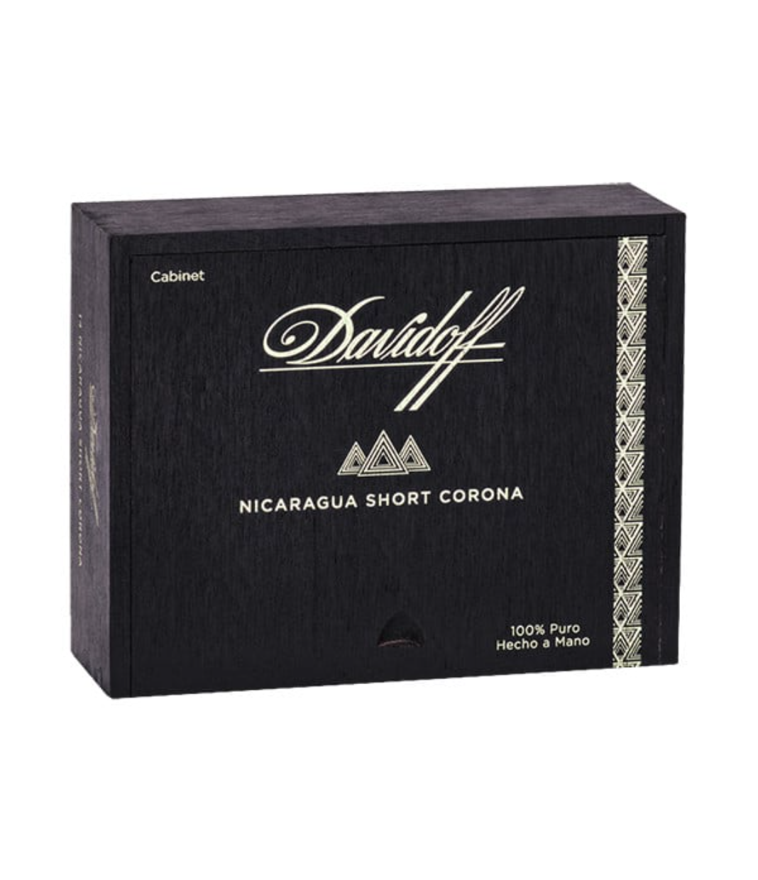 Davidoff Nicaragua Short Corona Cigar Box of 14 close-up from AuCigars, premium Cuban cigar