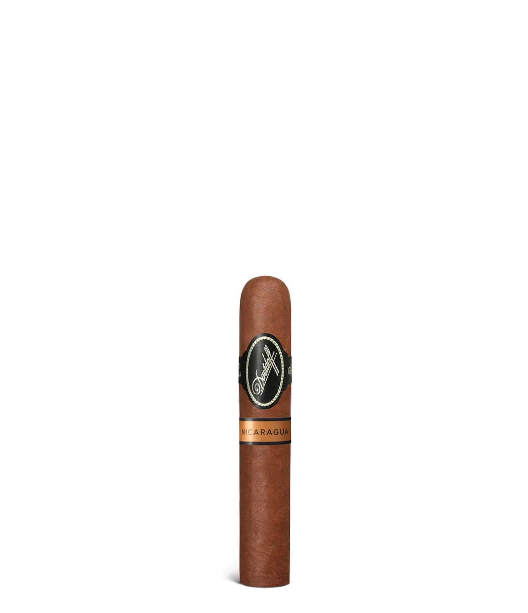 Davidoff Nicaragua Short Corona Cigar close-up from AuCigars, premium Cuban cigar
