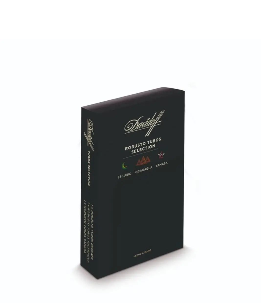 Davidoff Selection Black Robusto Tubos Box of 3 from AuCigars, premium Cuban cigar.