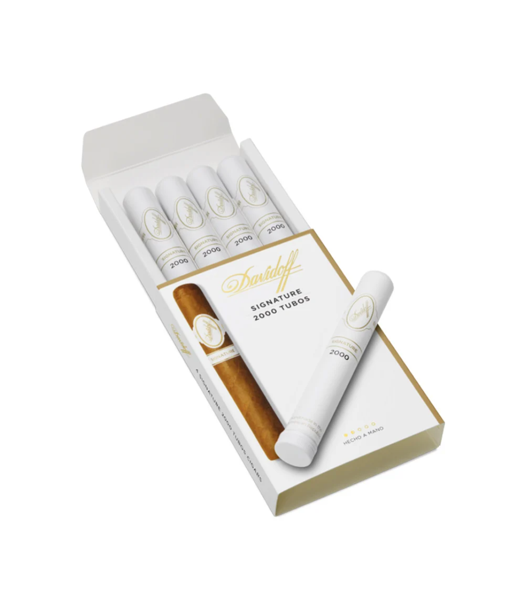Davidoff Signature 2000 Tubos C/P Cigar Box View 2 from AuCigars, premium Cuban cigar