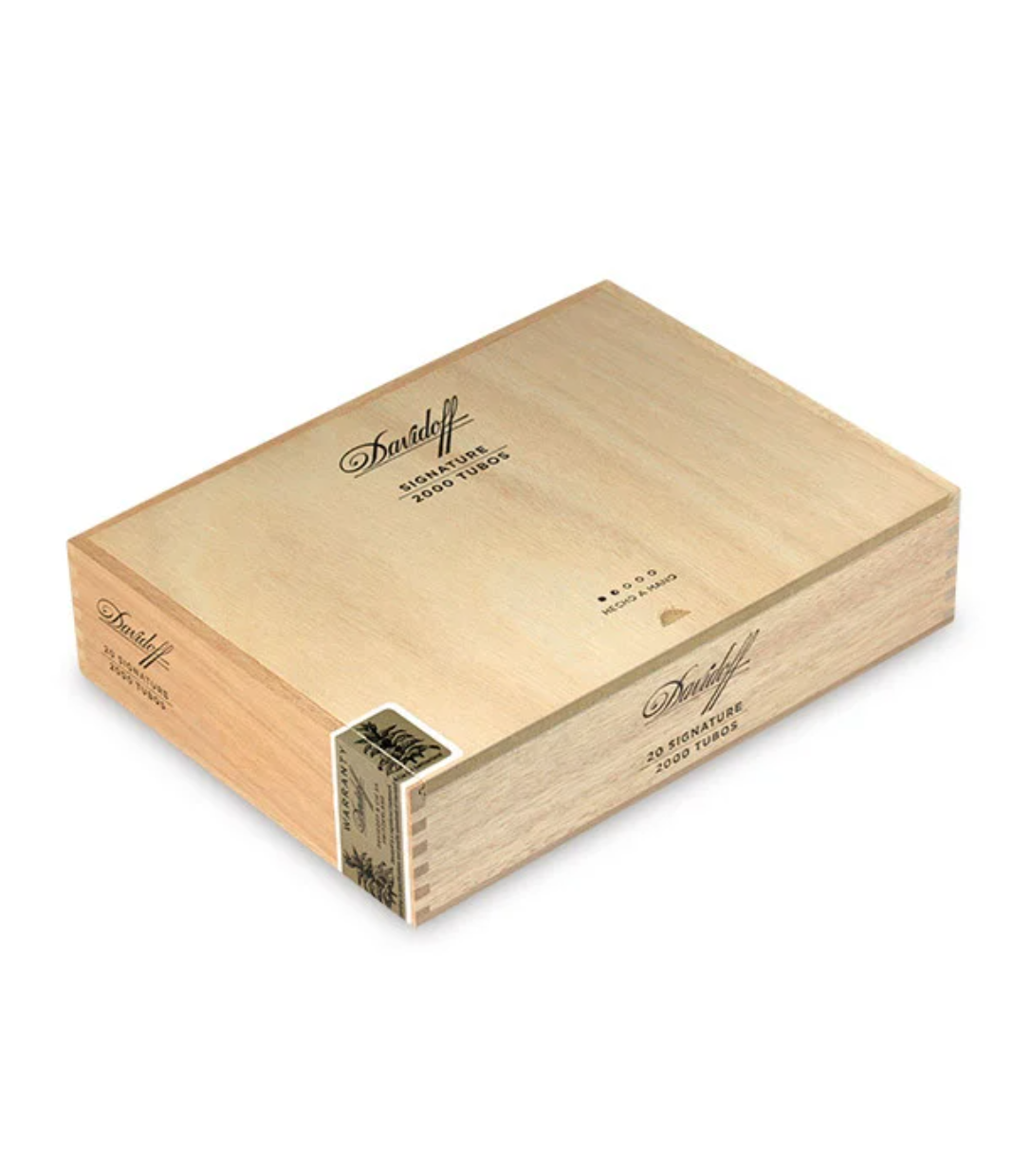 Davidoff Signature 2000 Tubos Cigar Box View 2 from AuCigars, premium Cuban cigar