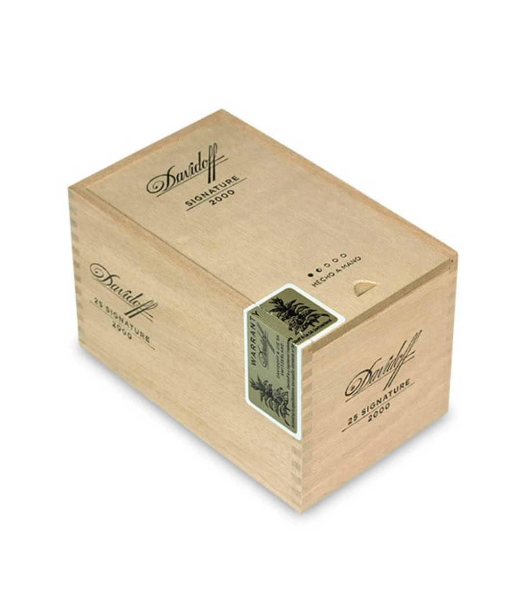 Davidoff Signature 2000 Cigar Box View 2 from AuCigars, premium Cuban cigar