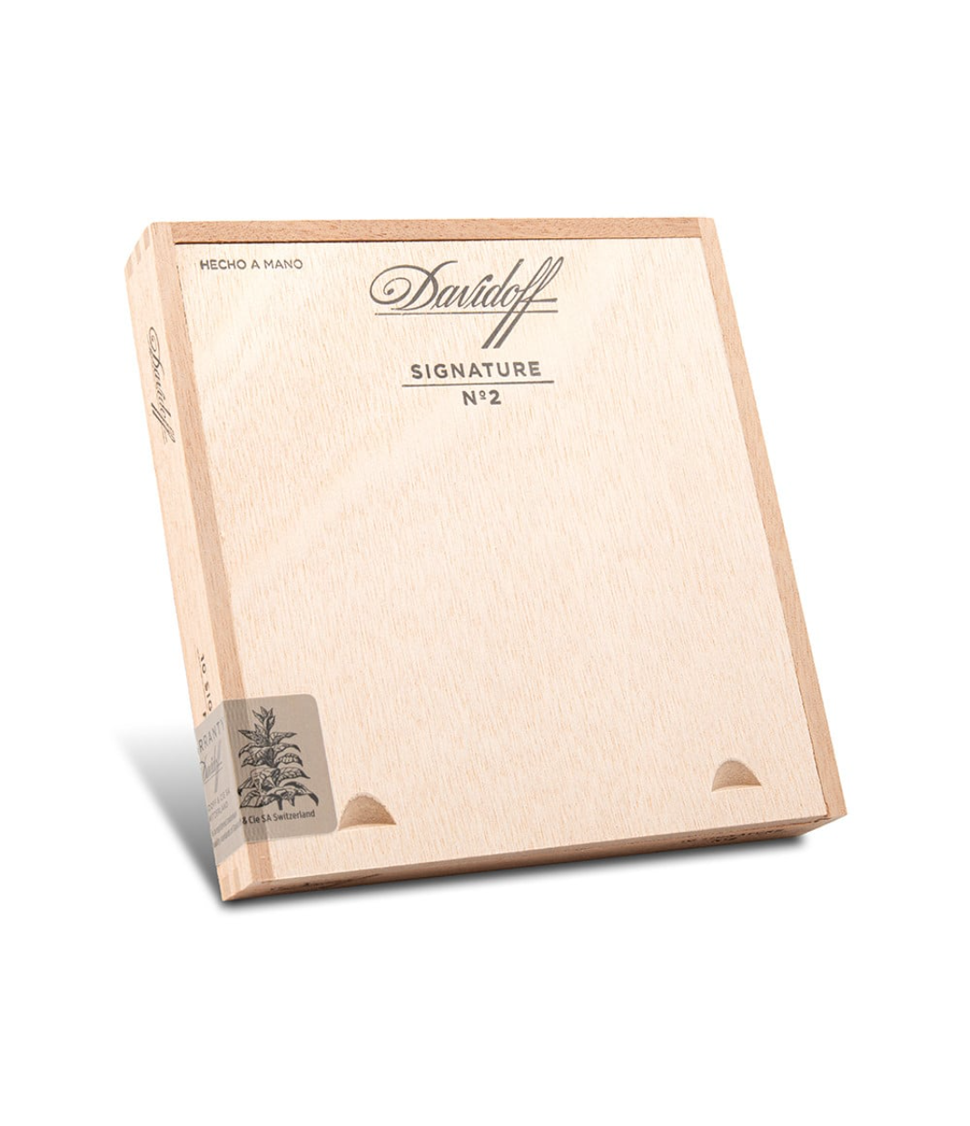 Davidoff Signature No.2 (10'S) Cigar Box View 3 from AuCigars, premium Cuban cigar