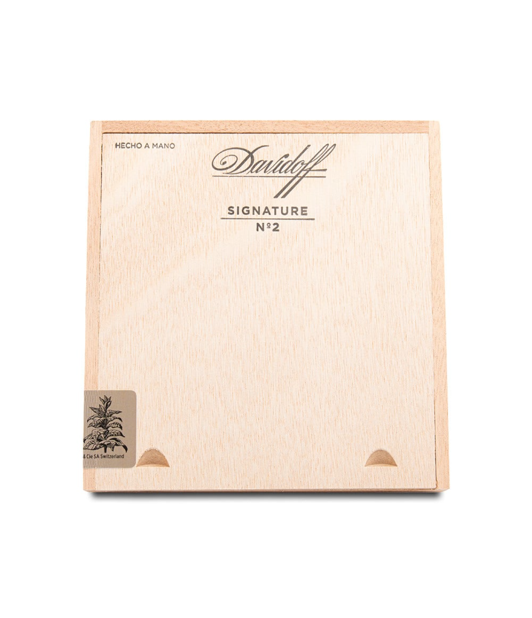 Davidoff Signature No.2 (10'S) Cigar Box View 4 from AuCigars, premium Cuban cigar