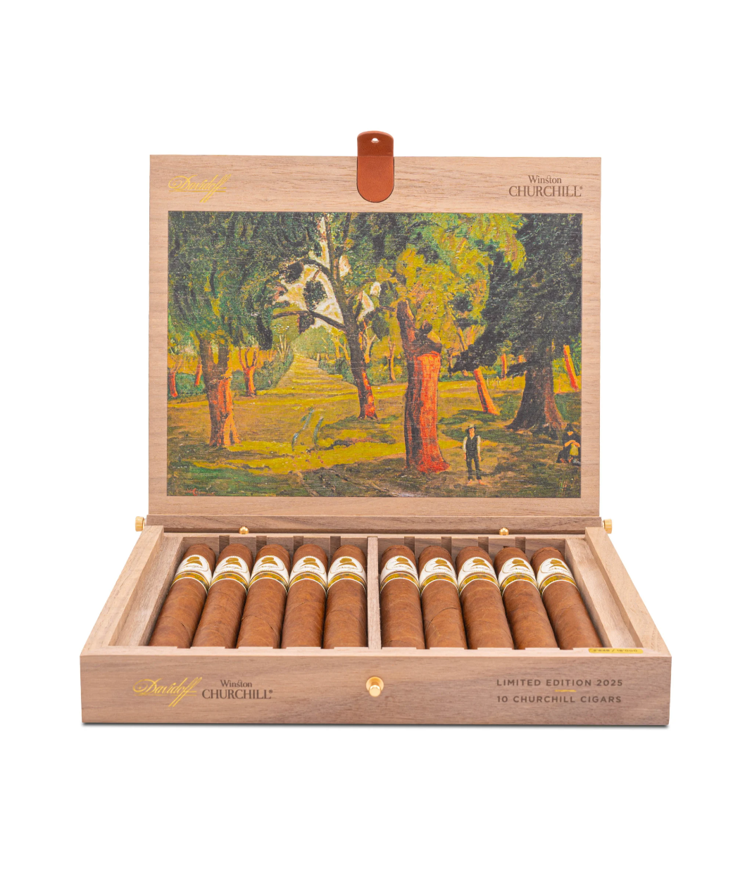 Davidoff Winston Churchill 2025Le Cigar Box View 2 from AuCigars, premium Cuban cigar