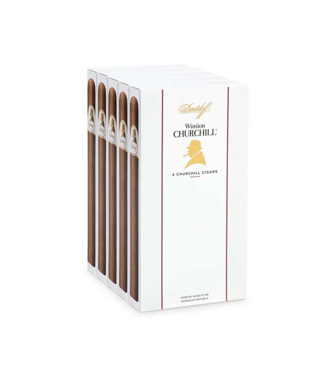 Davidoff Winston Churchill Churchill Cigar Box View 2 from AuCigars, premium Cuban cigar