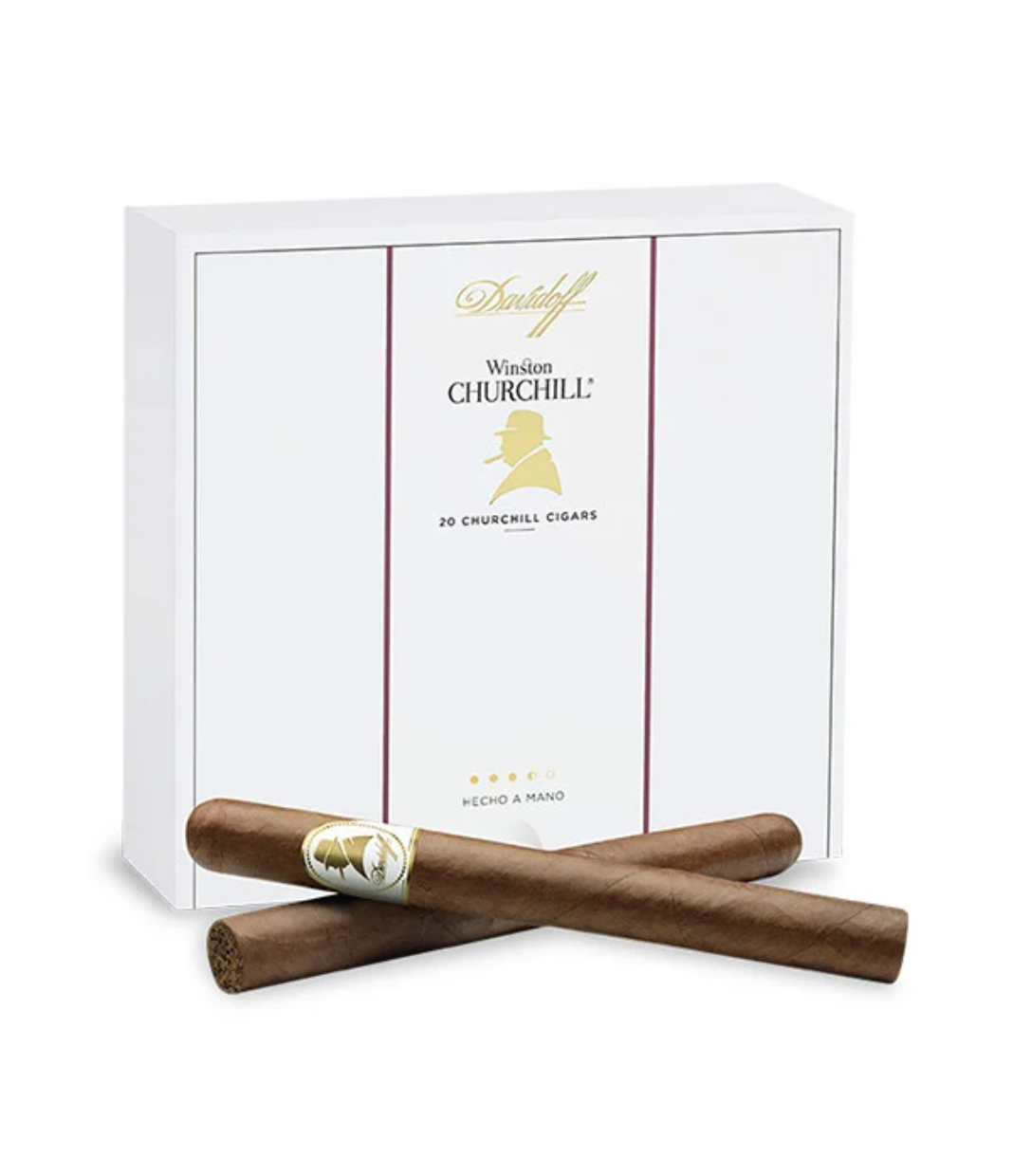 Davidoff Winston Churchill Churchill Cigar Box View 2 from AuCigars, premium Cuban cigar