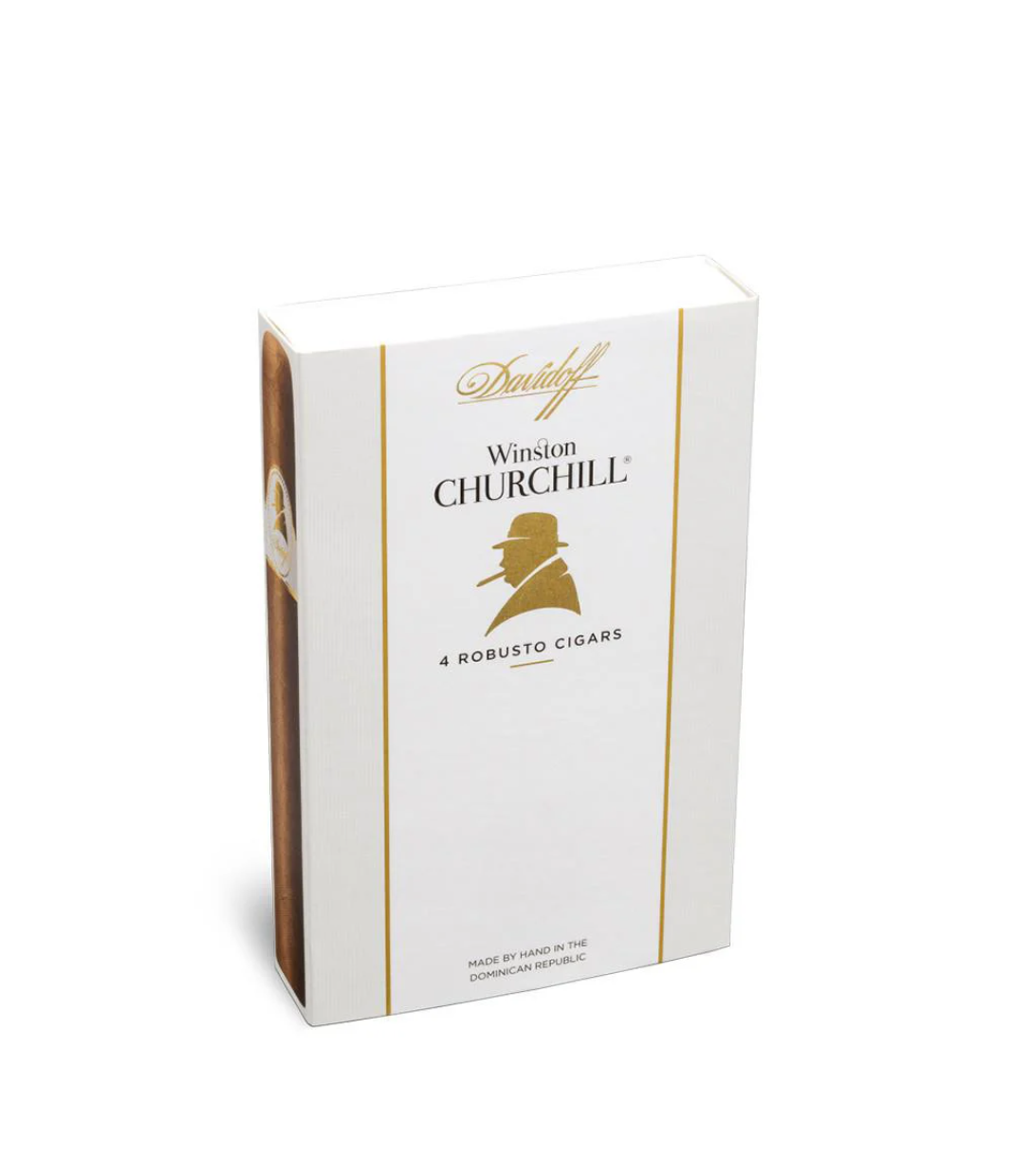 Davidoff Winston Churchill Robusto Cigar Box View 2 from AuCigars, premium Cuban cigar