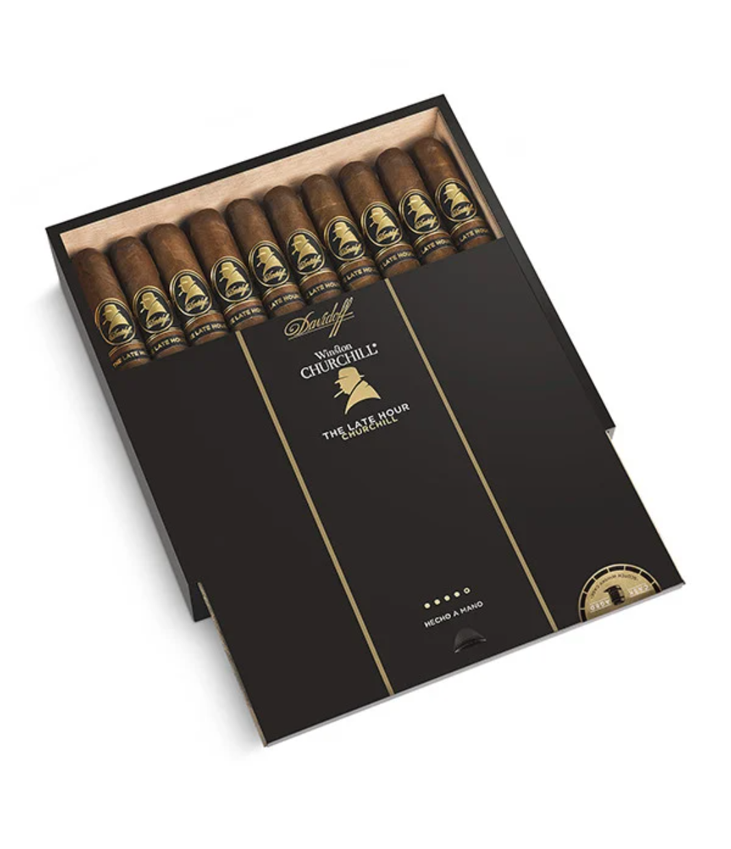 Davidoff Winston Churchill The Late Hour Churchill Cigar Box View 2 from AuCigars, premium Cuban cigar