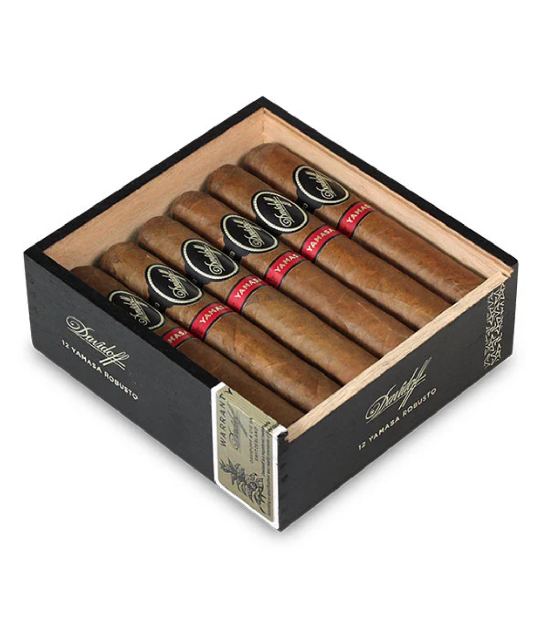 Davidoff Yamasa Robusto Cigar Box View 2 from AuCigars, premium Cuban cigar
