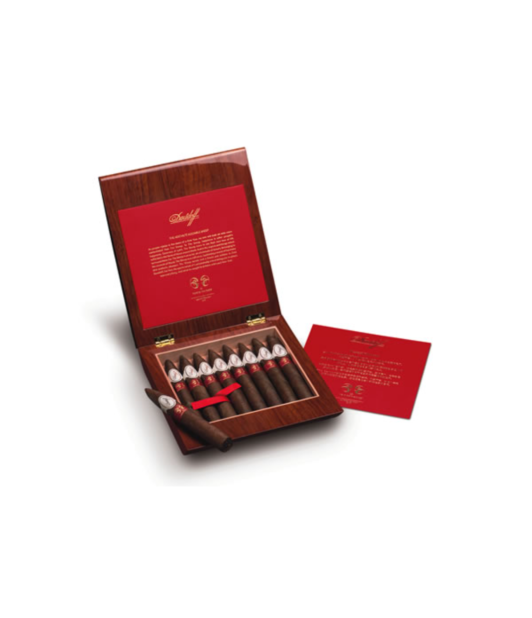 Davidoff Year OF The Sheep Cigar Box of 8 close-up from AuCigars, premium Cuban cigar